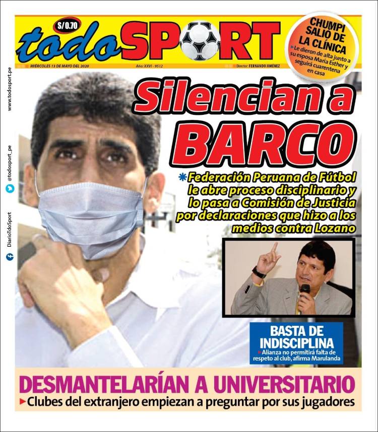 Portada de TodoSport (Perú)