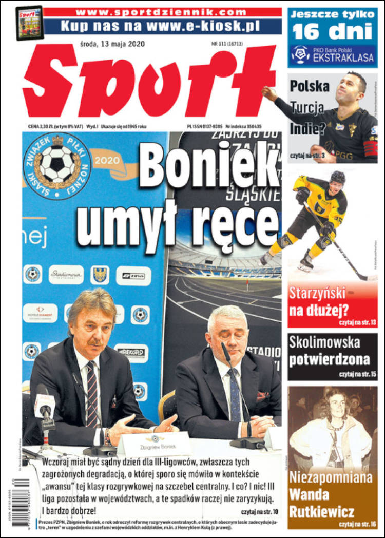Portada de Katowicki Sport (Polonia)