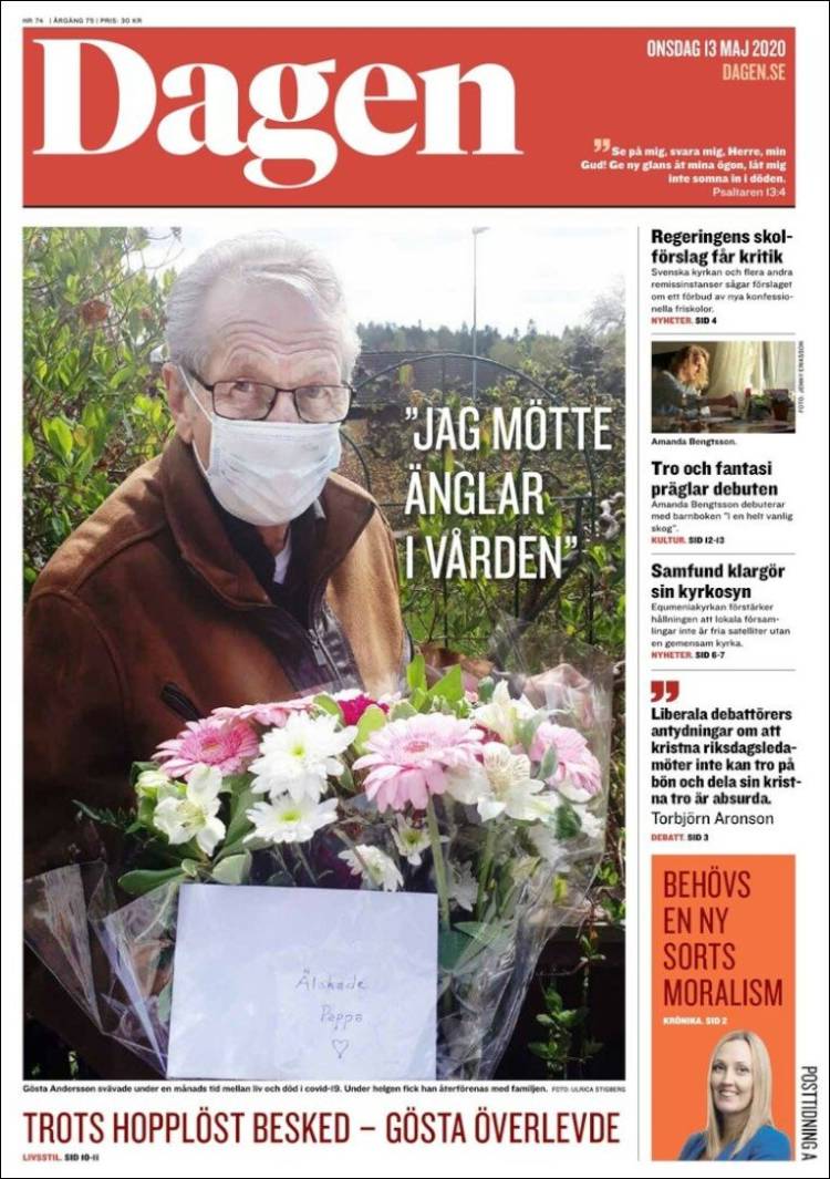 Portada de Dagen (Suecia)