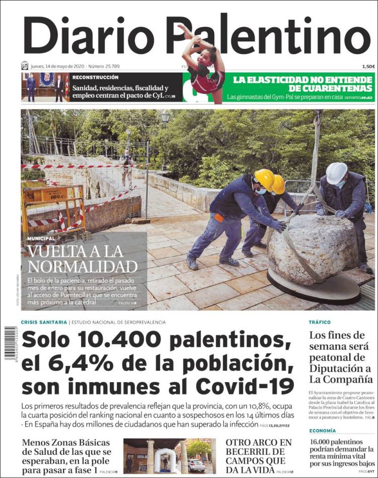 Portada de Diario Palentino (Espa&ntilde;a)