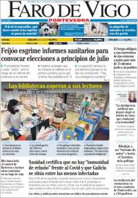 Portada de El Faro de Vigo - Pontevedra (Espa&ntilde;a)