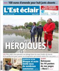 Portada de L'Est Eclair (Francia)