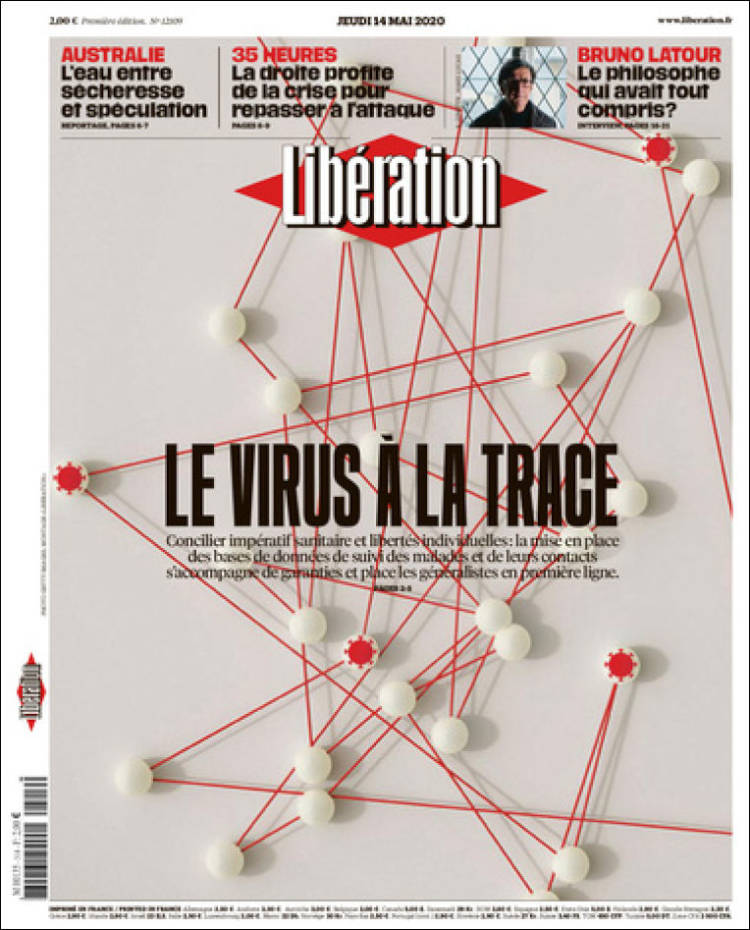 Portada de Libération (Francia)