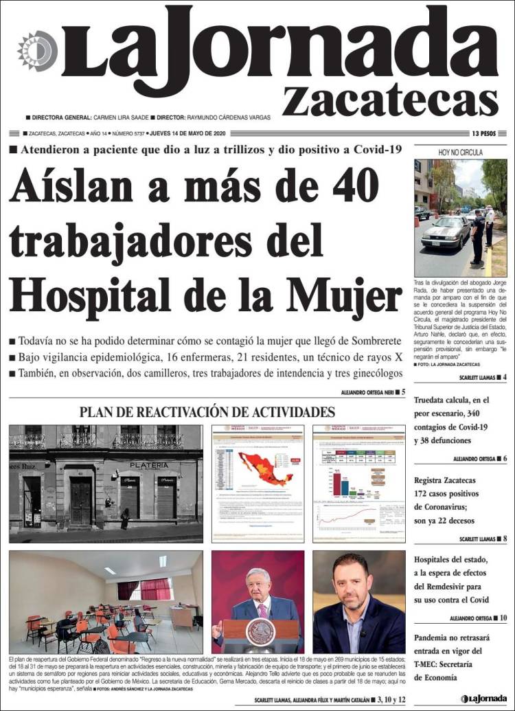 Portada de Jornada de Zacatecas (Mexico)