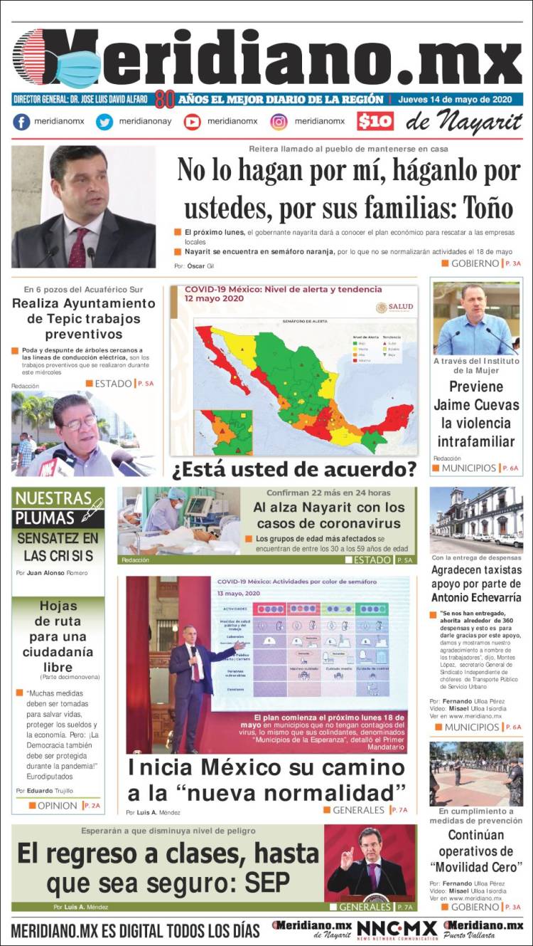 Portada de Meridiano (Mexico)