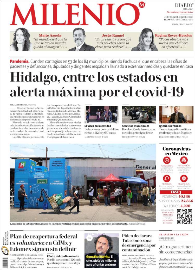 Portada de Milenio de Hidalgo (Mexico)