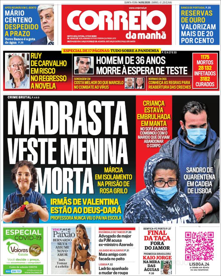 Portada de Correio da Manhã (Portugal)