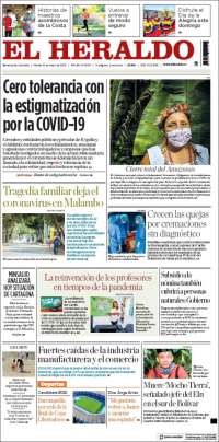 Portada de El Heraldo (Colombia)