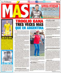 Portada de Diario Más (Honduras)