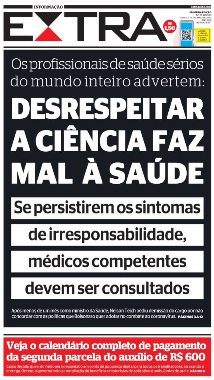 Portada de Extra (Brasil)