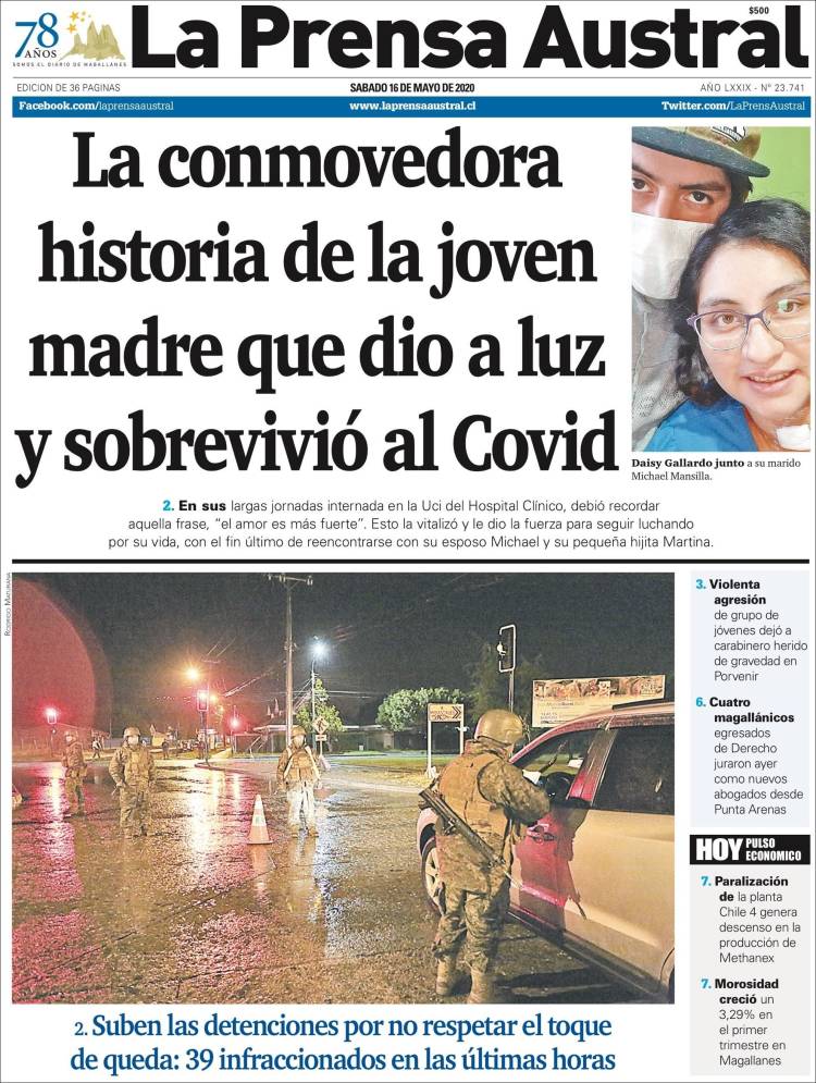 Portada de El Magallanes (Chile)