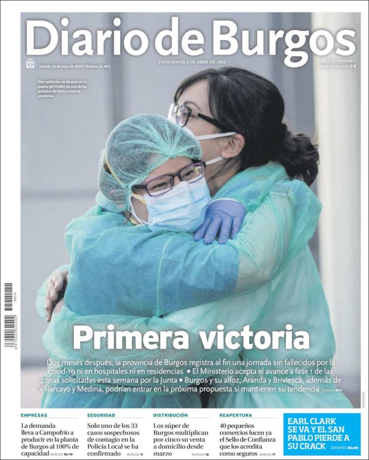 Portada de Diario de Burgos (Espa&ntilde;a)