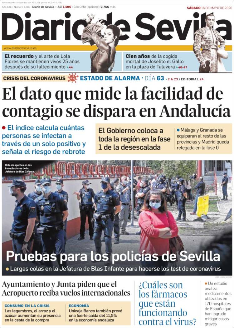 Portada de Diario de Sevilla (Espa&ntilde;a)