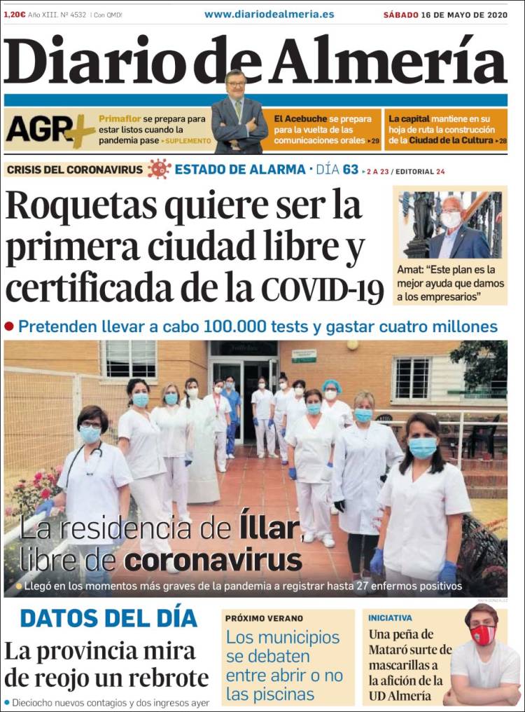 Portada de Diario de Almería (Espa&ntilde;a)