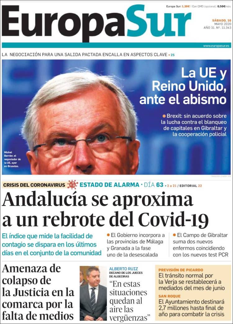 Portada de Europa Sur (Espa&ntilde;a)