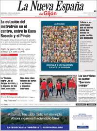 Portada de La Nueva España - Gijón (Espa&ntilde;a)