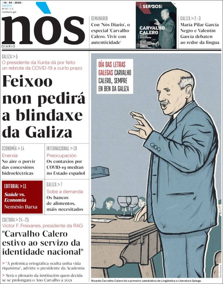 Portada de Nòs Diario (Espa&ntilde;a)
