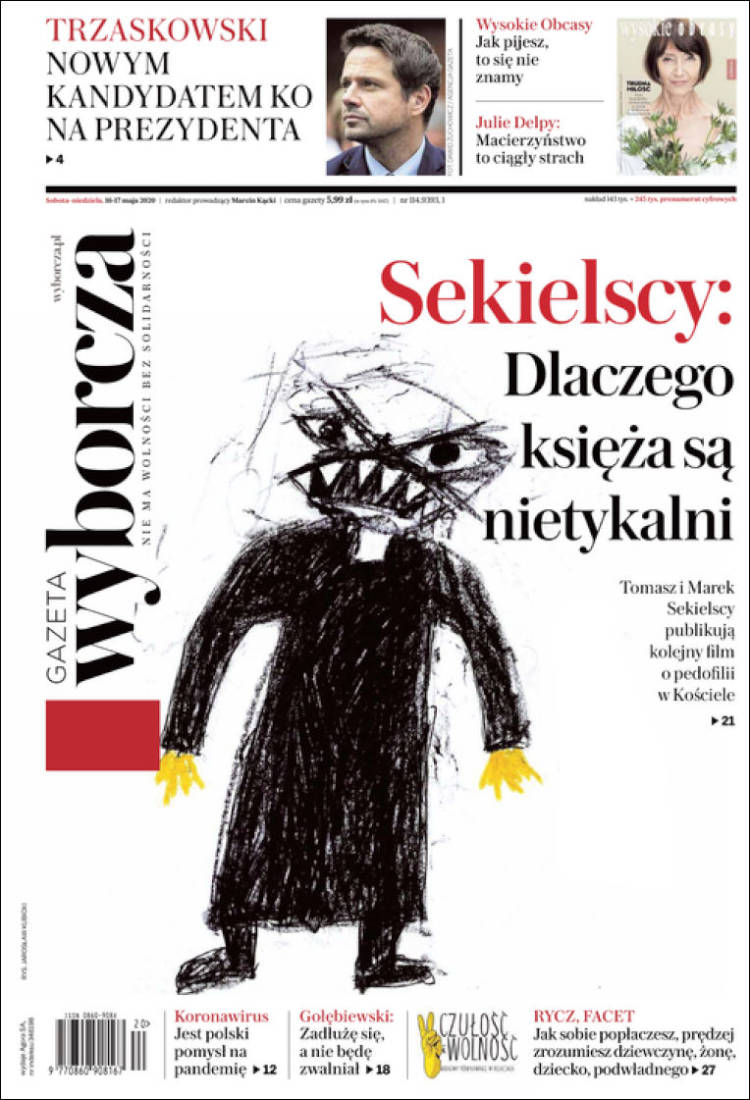 Portada de Gazeta Wyborcza (Polonia)