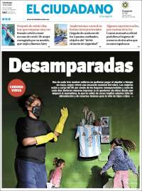 Portada de Diario El Ciudadano (Argentina)