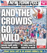 Portada de New York Post (USA)