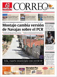 Portada de Correo Sur (Bolivia)