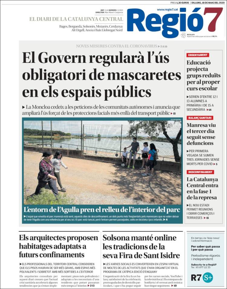 Portada de Regio7 (Espa&ntilde;a)