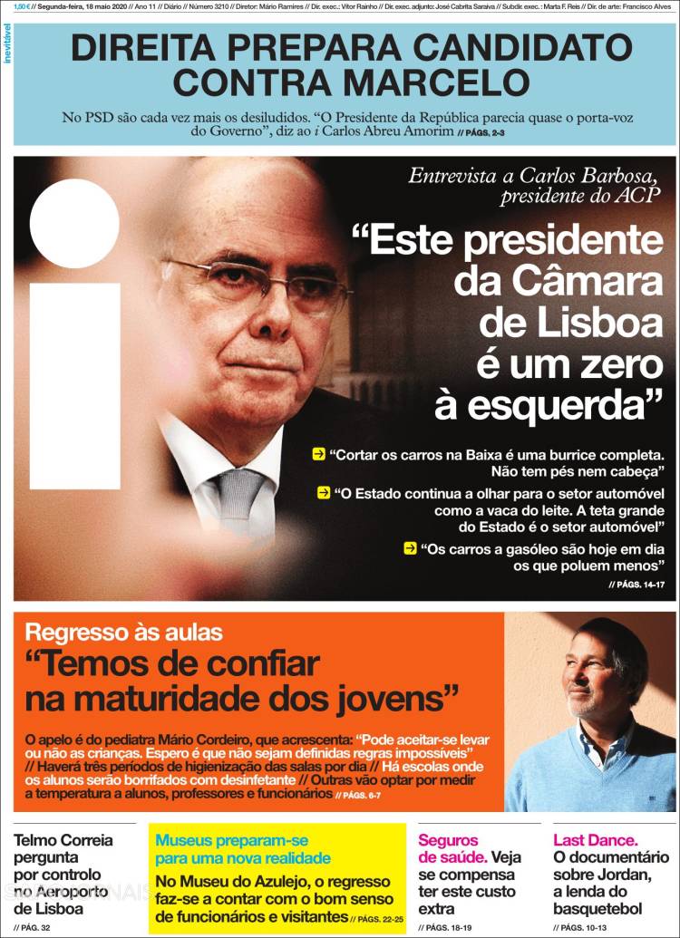 Portada de I - informação (Portugal)