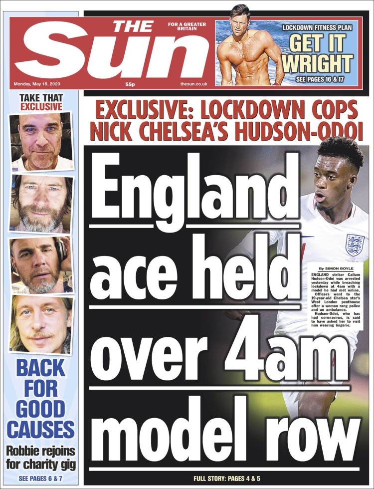 Portada de The Sun (Reino Unido)