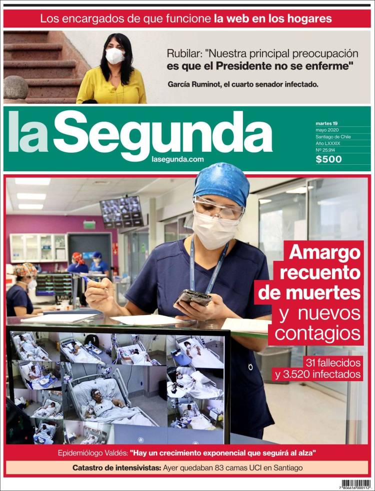 Portada de La Segunda (Chile)