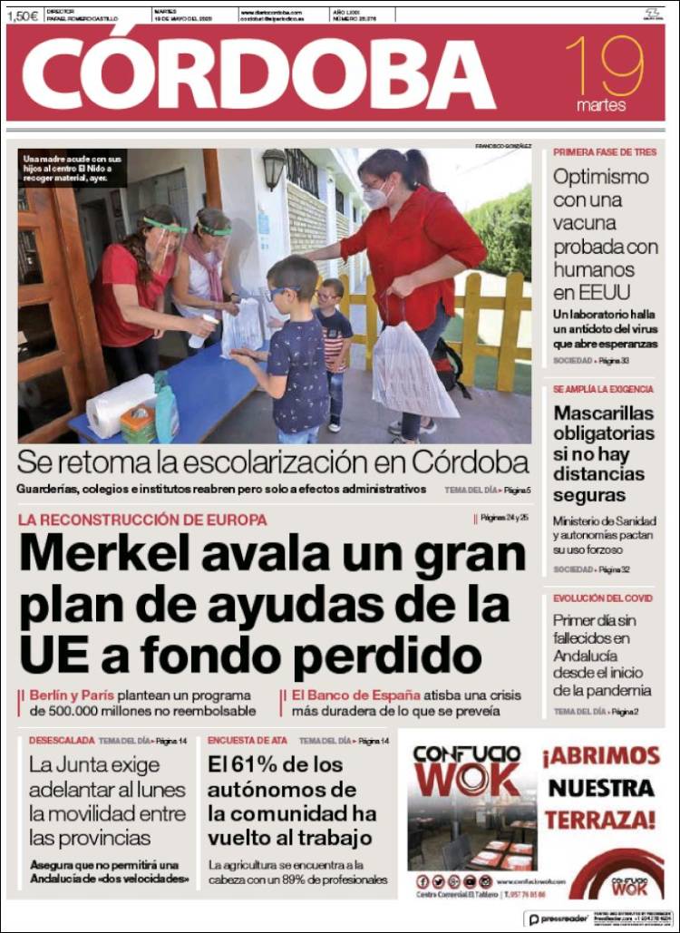 Portada de Diario de Córdoba (Espa&ntilde;a)