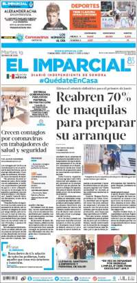 Portada de El Imparcial (México)