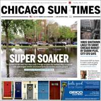 Portada de Chicago Sun-Times (USA)