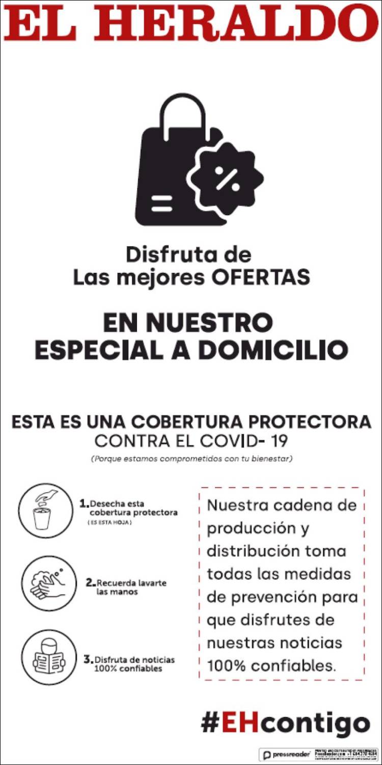 Portada de El Heraldo (Colombia)