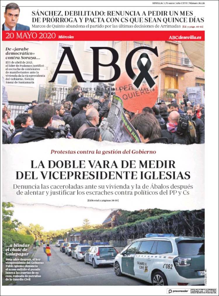 Periódico ABC - Sevilla (España). Periódicos De España. Edición De ...