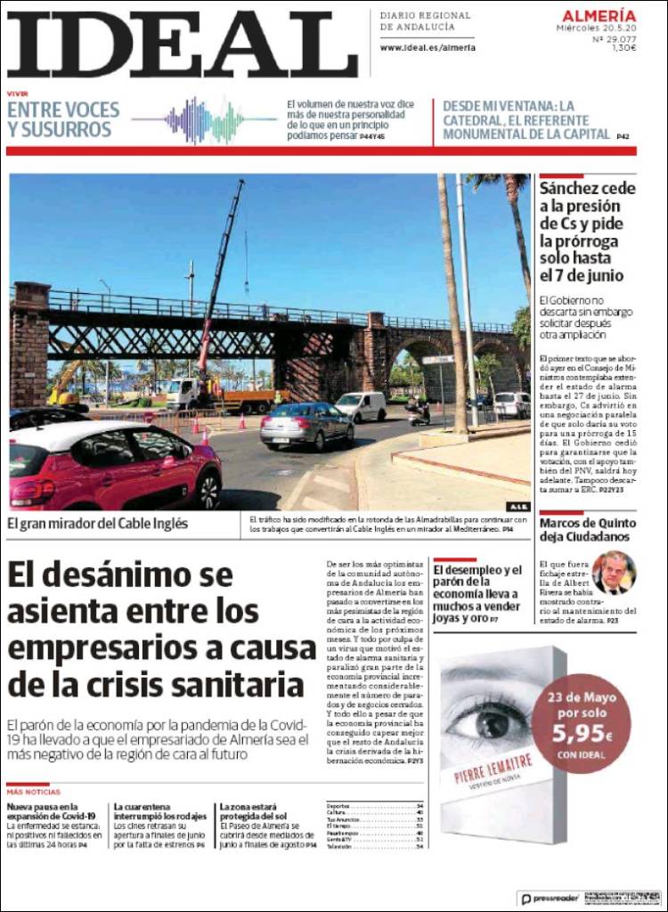 Portada de Ideal Almeria (España)