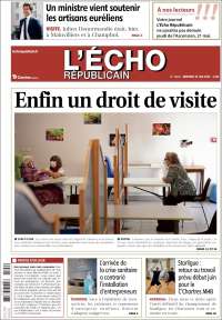 Portada de L'Echo Républicain (Francia)