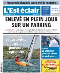 Portada de L'Est Eclair (Francia)