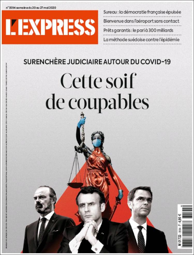 Portada de L'Express (Francia)