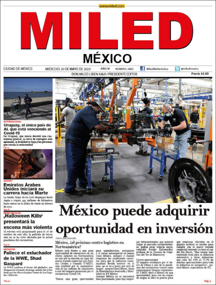 Portada de Miled (Mexico)