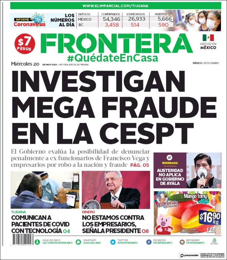 Portada de Frontera (Mexico)