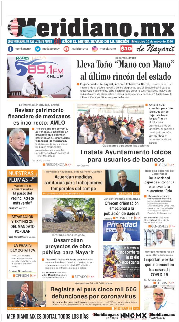 Portada de Meridiano (Mexico)