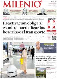 Portada de Milenio de Monterrey (Mexico)