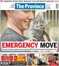 Portada de The Province (Canadá)