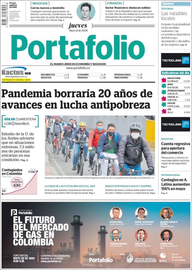 Portada de Portafolio (Colombia)