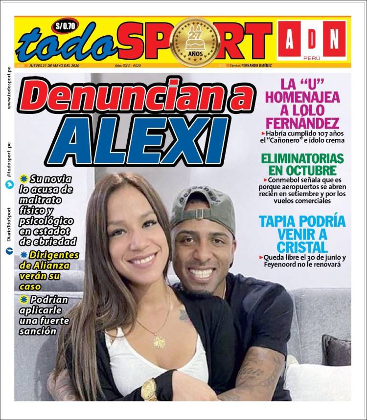 Portada de TodoSport (Per&uacute;)