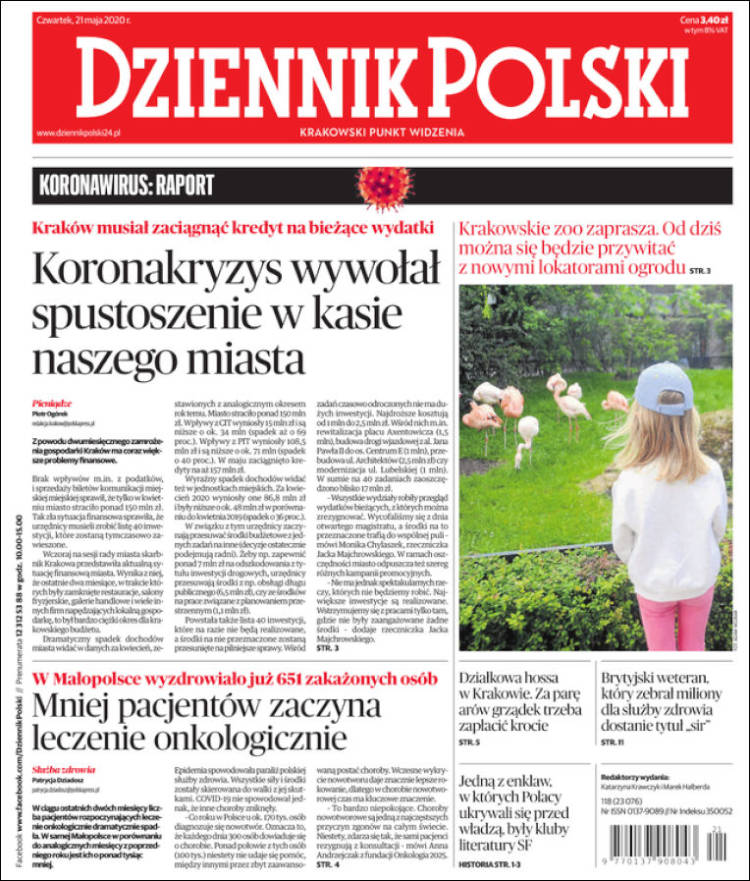 Portada de Dziennik (Polonia)