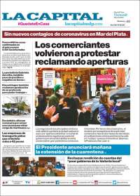 Portada de Diario La Capital - Mar del Plata (Argentina)