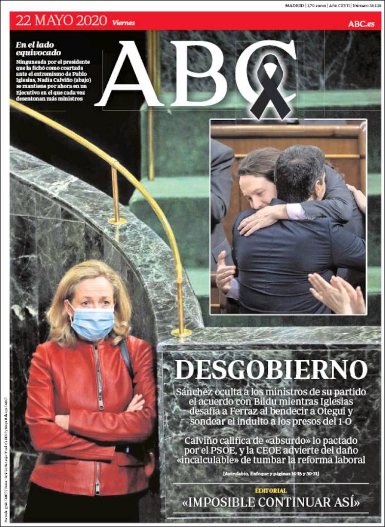 Portada de ABC (España)