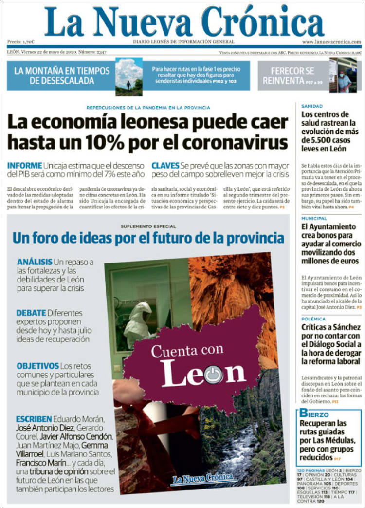 Portada de La Nueva Crónica (Spain)