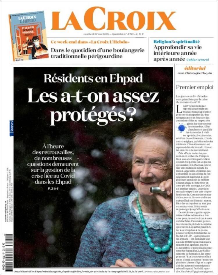 Portada de La Croix (Francia)